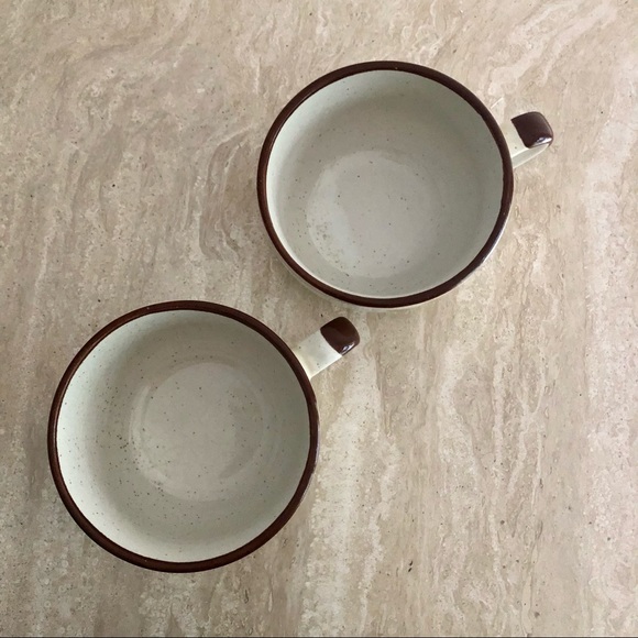 Set of 2 floral speckled vintage mugs - Picture 5 of 6